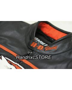 Harley Davidson RACEWAY Screamin Eagle Leather Jacket 98226-06VW Rare /gift for lover /gift for father /christmis gift /new fashion jacket
