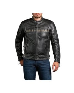 Men's Passing Link Triple Vent Leather Jacket