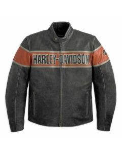 Harley Davidson Motorcycle Leather Jacket /Gift for father /christmas gift,trending jacket ,unisex jacket- Men's Black/white Leather in 2022
Victory Lane Leather Jacket (98057-13VM)
Men's Women's Fashions Torque Style Real Leather Motorcycle Design Bike