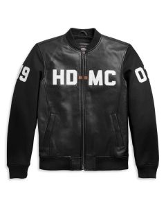 Men's HD-MC Harley Davidson Motorcycle Leather Jacket-Men's Black Leather in2022/Genuine Leather Jacket Is a Perfect Gift for Special Person