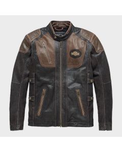 Trostel Triple Vent Distressed Brown H-D Leather Jacket
Trostel Triple Vent Distressed Brown H-D Leather Jacket
Harley Davidson Men's Triple Vent System Trostel Distressed Leather Biker Jacket
Harley Davidson Men's Triple Vent System Trostel Distressed