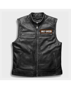 Harley Davidson Leather Men Vest