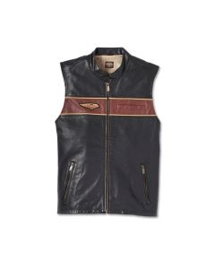 Men's Harley Davidson 120th Anniversary Leather Vest