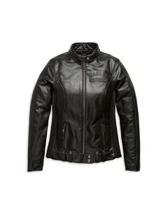 Women's Harley Davidson Enodia Leather Riding Jacket