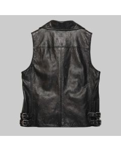 Women's Celebration Embellished Leather Vest
