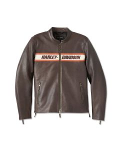Men's Harley Davidson Victory Lane II Leather Jacket - Java