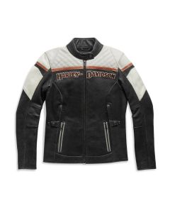 Women's Harley Davidson Triple Vent Miss Enthusiast II Leather Jacket
