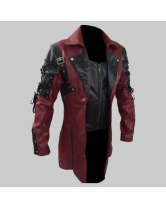 Victorian Style Matrix Trench Coat for Men