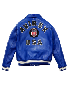 AVIREX ICON MAZARINE BLUE JACKET
