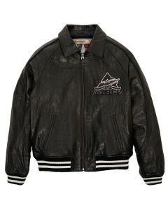 AVIREX CROC EMBOSSED CLASSIC JACKET