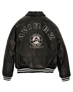 AVIREX CROC EMBOSSED CLASSIC JACKET