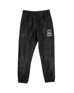 AVIREX LEATHER TRACK PANT