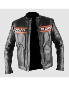 WWE HARLEY DAVIDSON CLASSIC MOTORCYCLE LEATHER JACKET