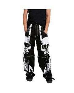 DARK STREET SCARE PANT WHITE GOTHIC TRIPP NYC PANTS