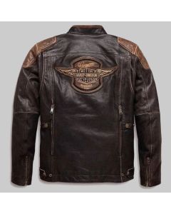 Trostel Triple Vent Distressed Brown H-D Leather Jacket
Trostel Triple Vent Distressed Brown H-D Leather Jacket
Harley Davidson Men's Triple Vent System Trostel Distressed Leather Biker Jacket
Harley Davidson Men's Triple Vent System Trostel Distressed