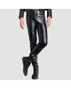 Black Leather Pants For Mens