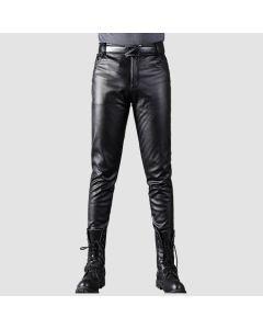 Black Leather Pants For Mens