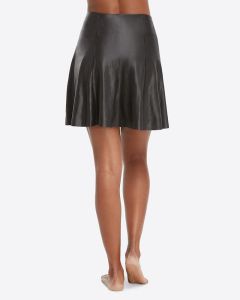 Leather Skater Skirt