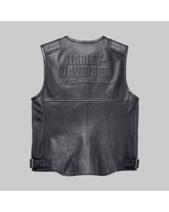 Men's leather vest | Harley Davidson leather vest for Men's | Personalized Gift Leather vest for men's - Black leather vest for Men
