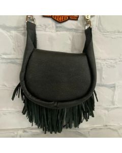 Harley Fringe Leather Belt Bag
