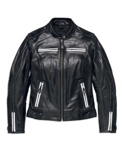 Harley-Davidson Women's Zardar Perforated Leather Jacket