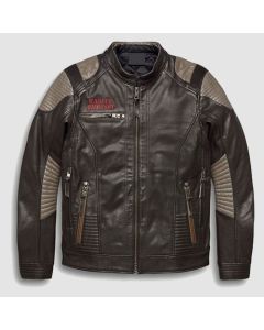 Harley Davidson Brown Leather Jacket