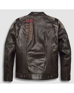 Harley Davidson Brown Leather Jacket