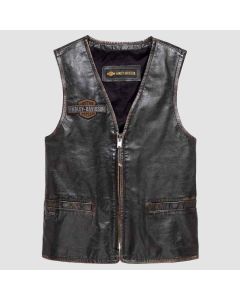 Harley Davidson Eagle Graphic Leather Vest