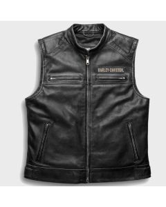 Men's Passing Link Harley Davidson Leather Vest
Men's Passing Link Leather Vest
Harley-Davidson® Men's Embroidered Passing Link Leather Vest, Charcoal 98109-16VM
Harley Davidson leather vest original co
Harley Davidson Men's Passing Link Vest Starts R
