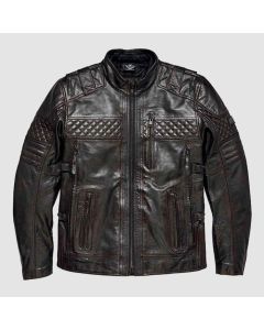 HARLEY DAVIDSON TRIPLE VENT SYSTEM IRONSTONE MEN LEATHER JACKET
Harley Davidson Triple Vent System Ironstone Men Leather Jacket
Harley-Davidson® Men's Triple Vent System Ironstone Leather Jacket 97193-18VM
HARLEY DAVIDSON TRIPLE VENT SYSTEM IRONSTONE M