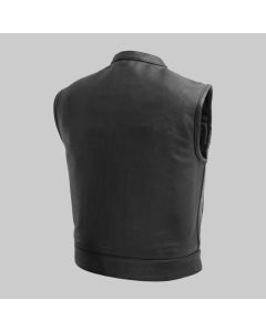 Leather vest for men's, black leather vest for men's, Motorcycle vest, Custom made leather vest for men's, Personlized Gift for men's or boy
