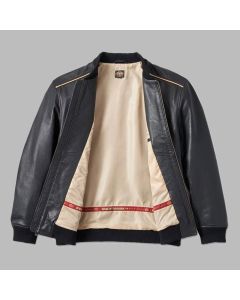 Men's 120th Anniversary Leather Jacket - black