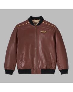 Men's 120th Anniversary Leather Jacket - Rum Raisin Leather