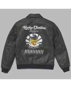 Men's Archer Bomber Leather Jacket