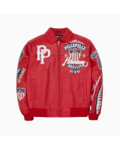 Pelle Pelle American Bruiser Red Jacket