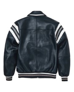Pelle Pelle Blue Plush Varsity Jacket