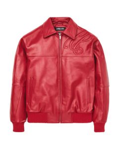 Pelle Pelle Puff Plush Red Jacket