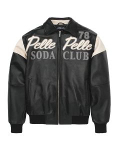 Pelle Pelle Soda Club Plush Black Jacket
