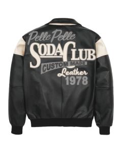 Pelle Pelle Soda Club Plush Black Jacket