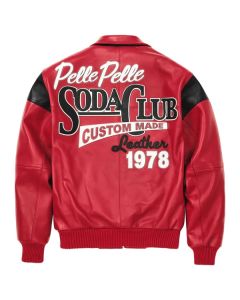 Pelle Pelle Soda Club Plush Red Jacket