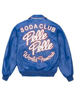 Pelle Pelle Soda Club World Famous Blue Jacket