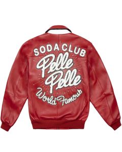 Pelle Pelle Soda Club World Famous Red Jacket