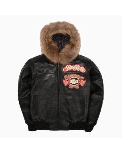 Pelle Pelle World Tour Hooded Black Jacket