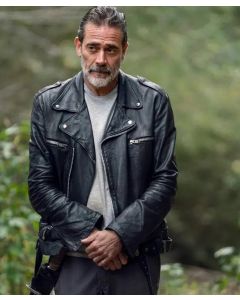 The Classic Fit Dean Black Handmade Motorcycle Leather Jacket - Celebrity's Casual Black Leather Jacket for Men