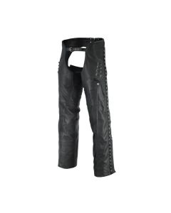 Women hip hugging low rise fit Chap. Black leather chap for women's, Personlized gift for Women's, Soft Cowhide leather for women's