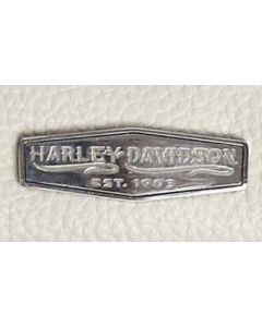 Harley-Davidson® Women's Heavy Metal Hobo Handbag | Cream | Dome Stud Embellishments - HM9903L-CREAM
