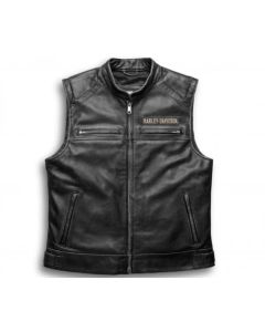 Men's Passing Link Harley Davidson Leather Vest
Men's Passing Link Leather Vest
Harley-Davidson® Men's Embroidered Passing Link Leather Vest, Charcoal 98109-16VM
Harley Davidson leather vest original co
Harley Davidson Men's Passing Link Vest Starts R