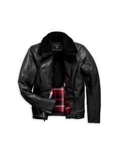 Men's Maverick Harley Davidson Leather Biker Jacket - Black