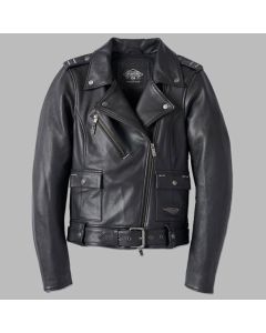 Women's 120th Anniversary Cycle Queen Leather Biker Jacket