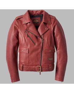 Women's 120th Anniversary Cycle Queen Leather Biker Jacket